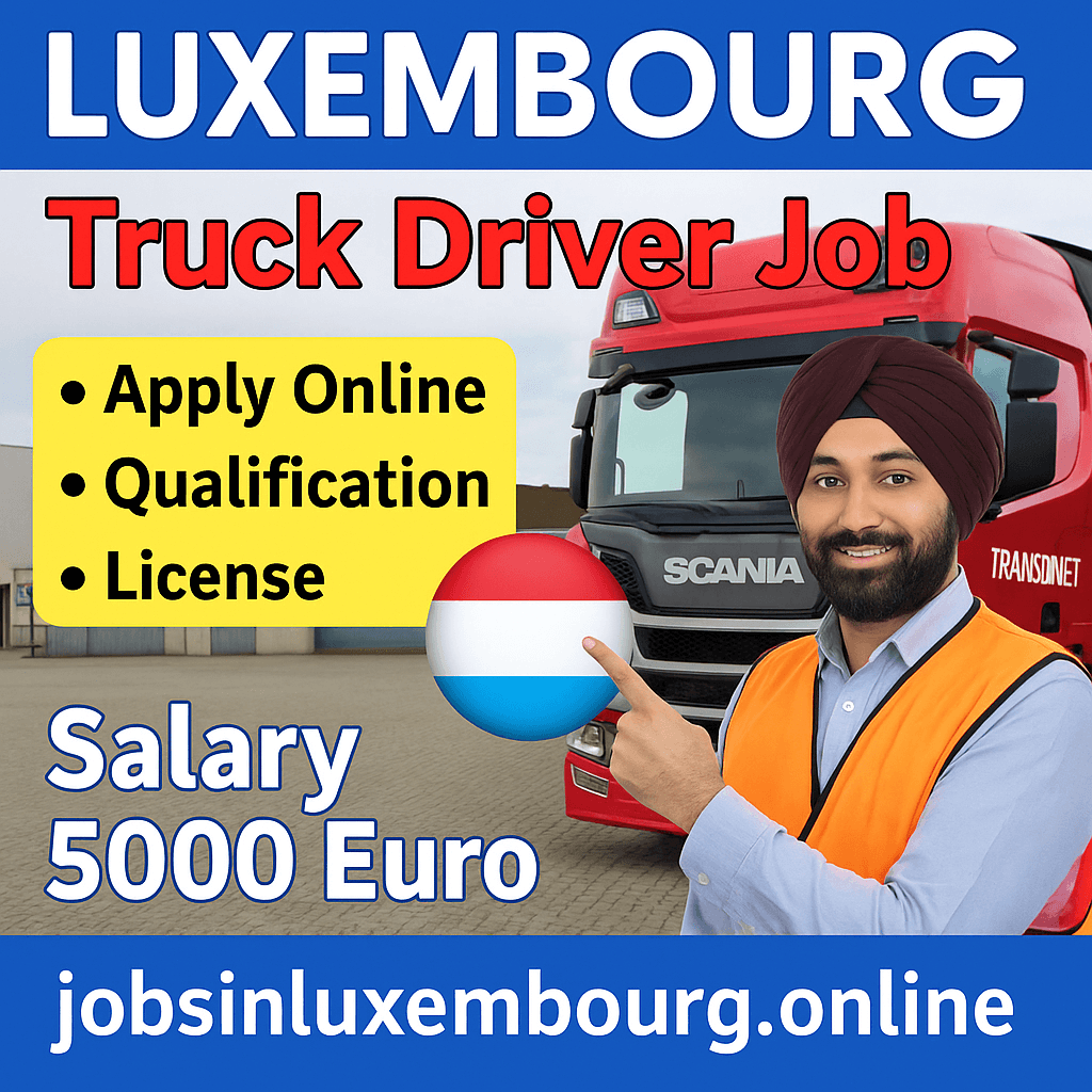 Truck Driver Jobs in Luxembourg